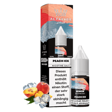 Al Fakher Liquid 10ml - Peach Ice 20mg
